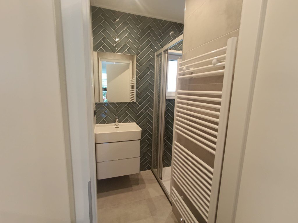 Badkamer van vakantiehuis Woeste Hoogte 15